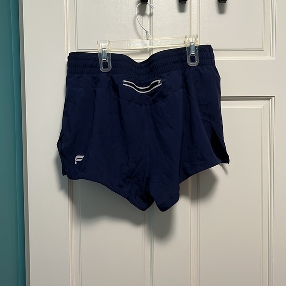 Fabletics Navy Blue Running Shorts - Picture 2 of 11